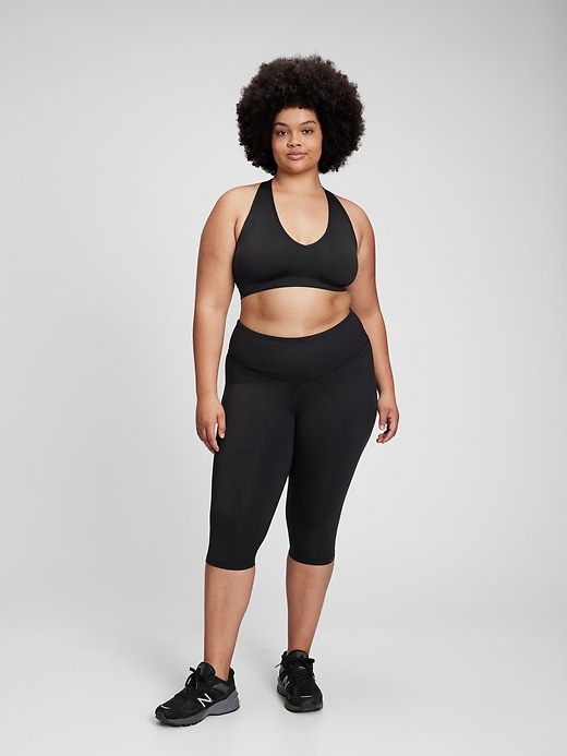 Image number 4 showing, GapFit High Rise Eclipse Cropped Leggings