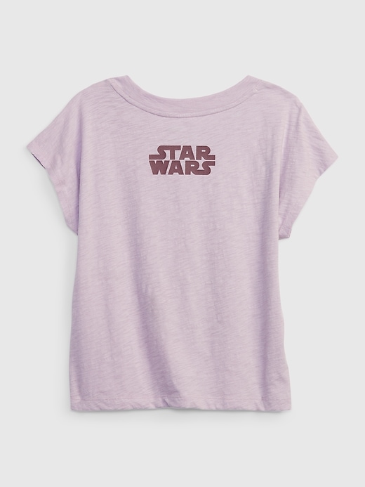 2 of 8 showing, with the color lavender frost of product GapKids &#124 Star Wars™ Organic Cotton Graphic T-Shirt