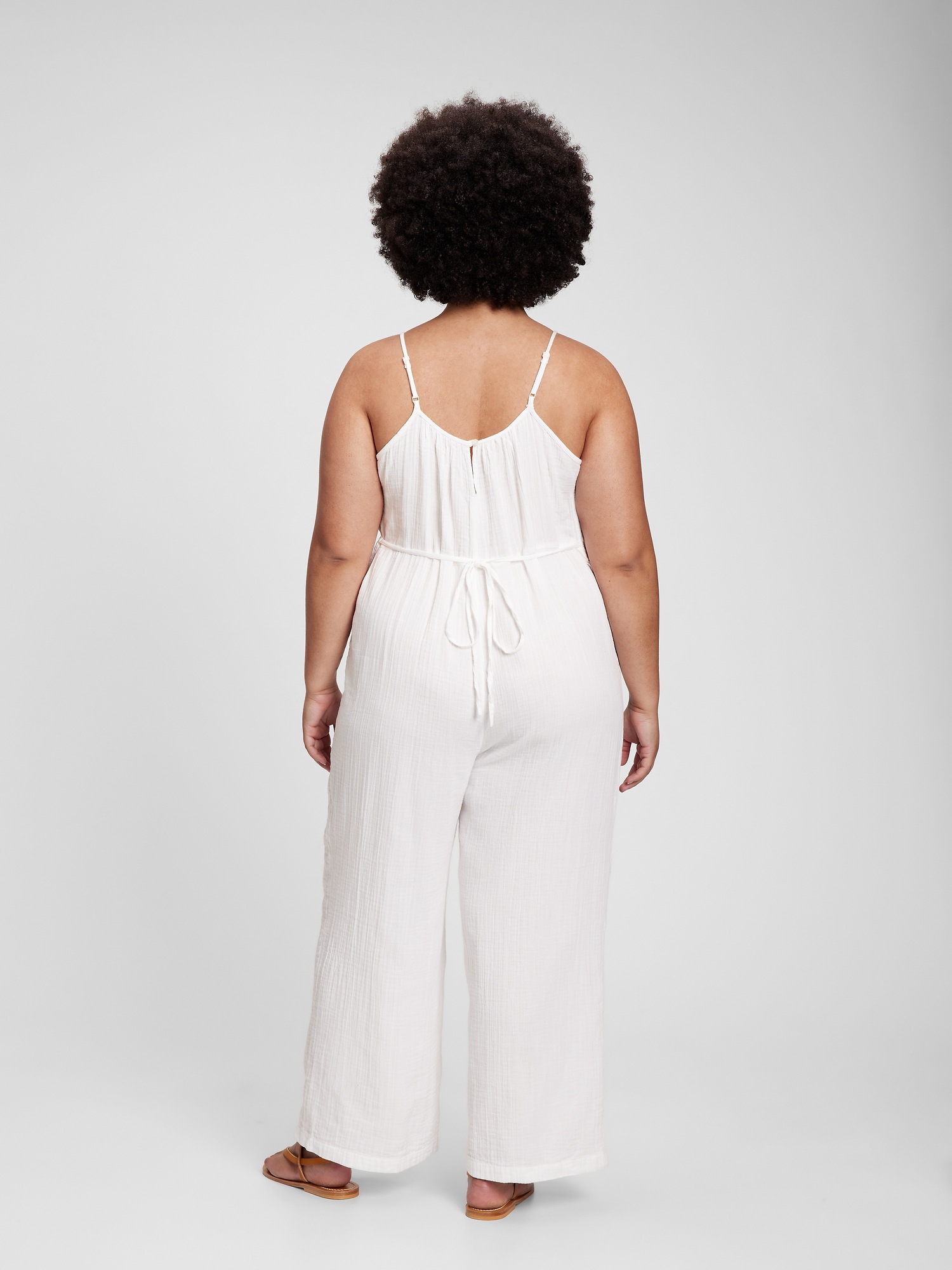Crinkle Gauze Jumpsuit | Gap