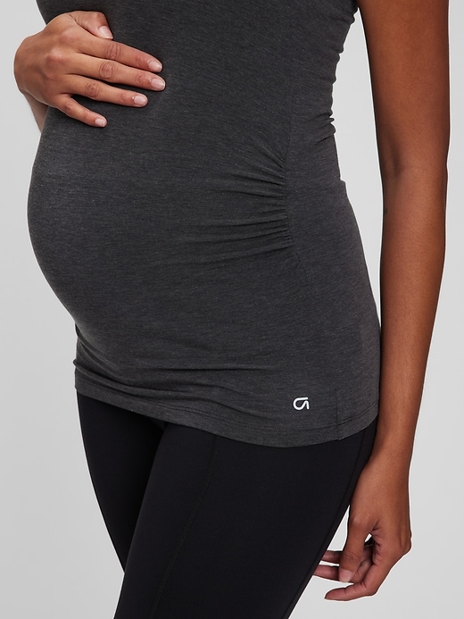 Image number 4 showing, Maternity GapFit Breathe Racerback Tank Top