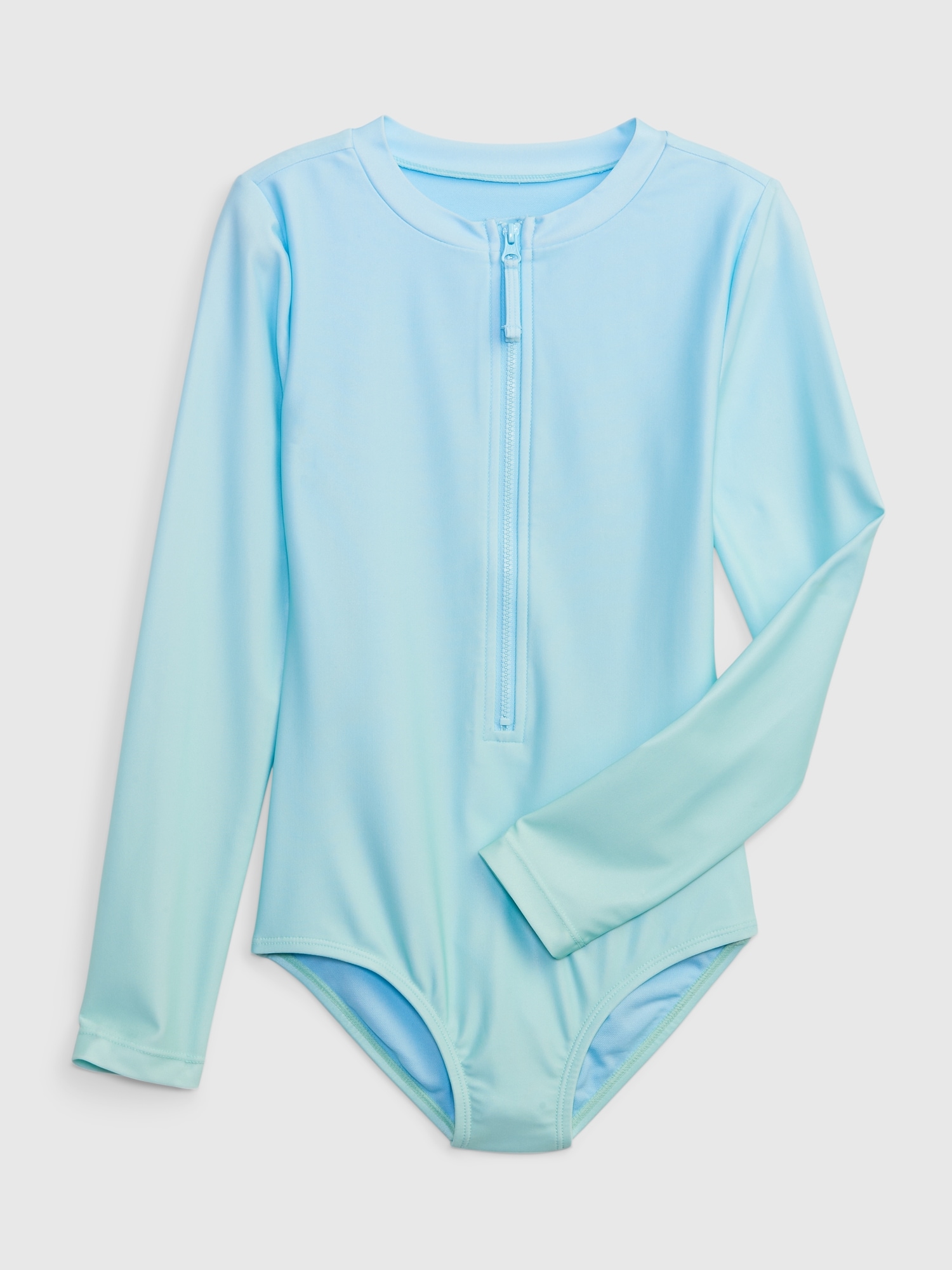 Kids Recycled Zipper Rash Guard Swim OnePiece Gap