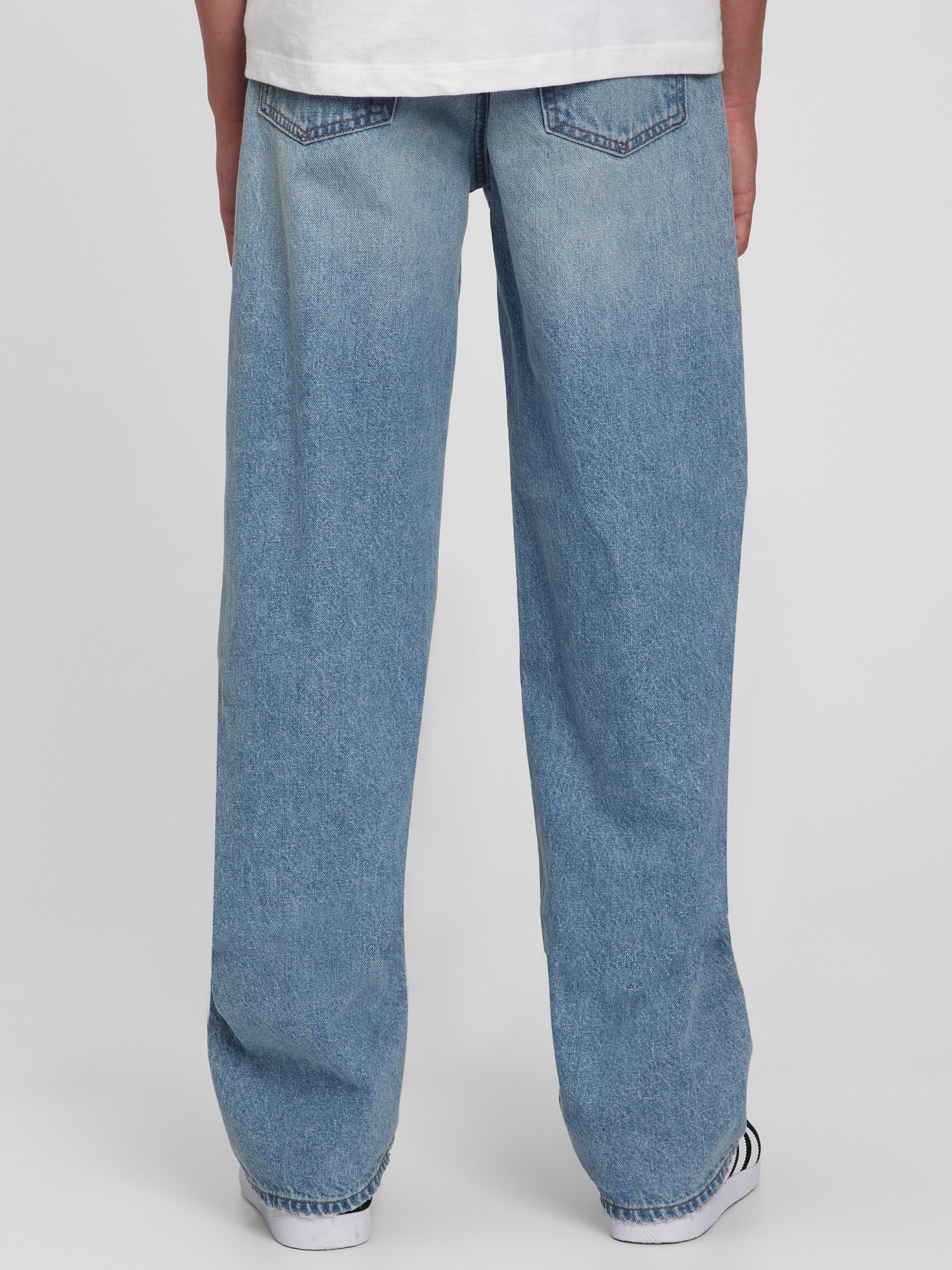 Teen Organic Cotton '90s Loose Jeans with Washwell Gap