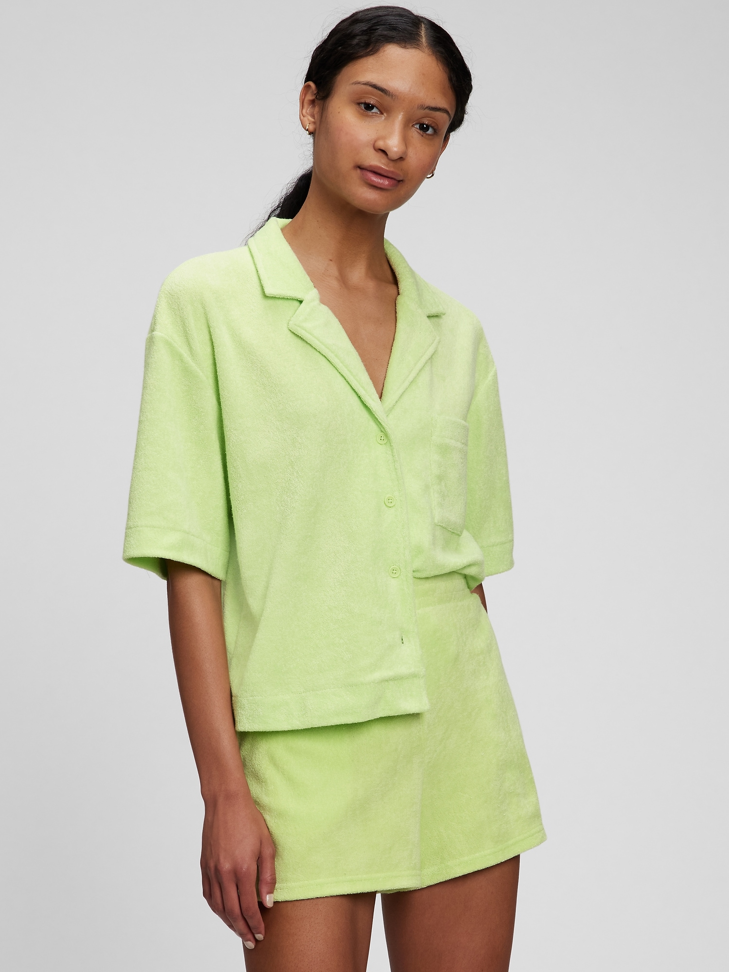 Towel Terry Vacay Shirt | Gap