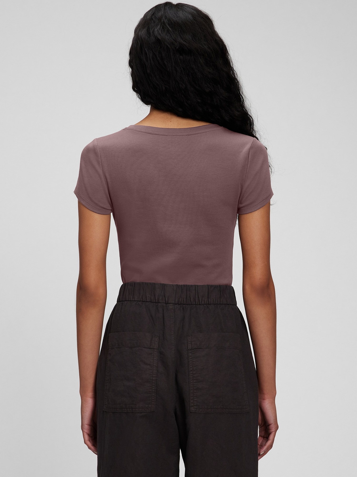 Modern VNeck TShirt Bodysuit Gap