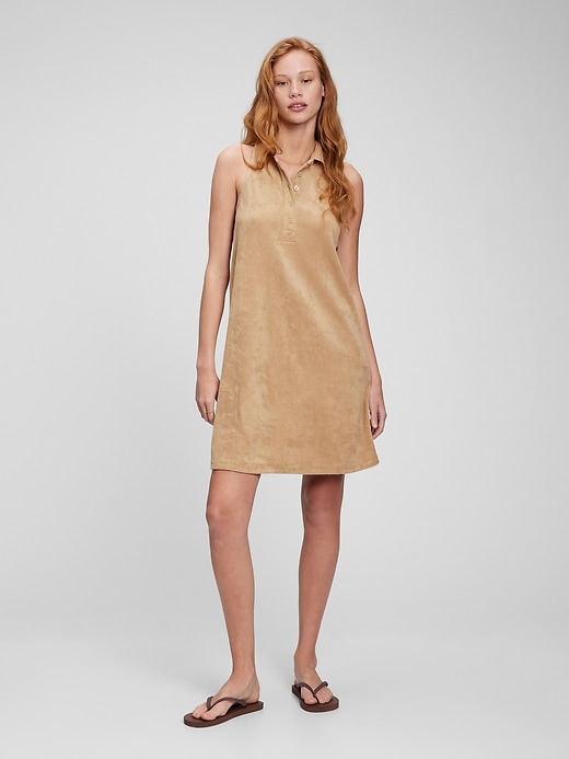 Image number 7 showing, Towel Terry Halter Polo Dress