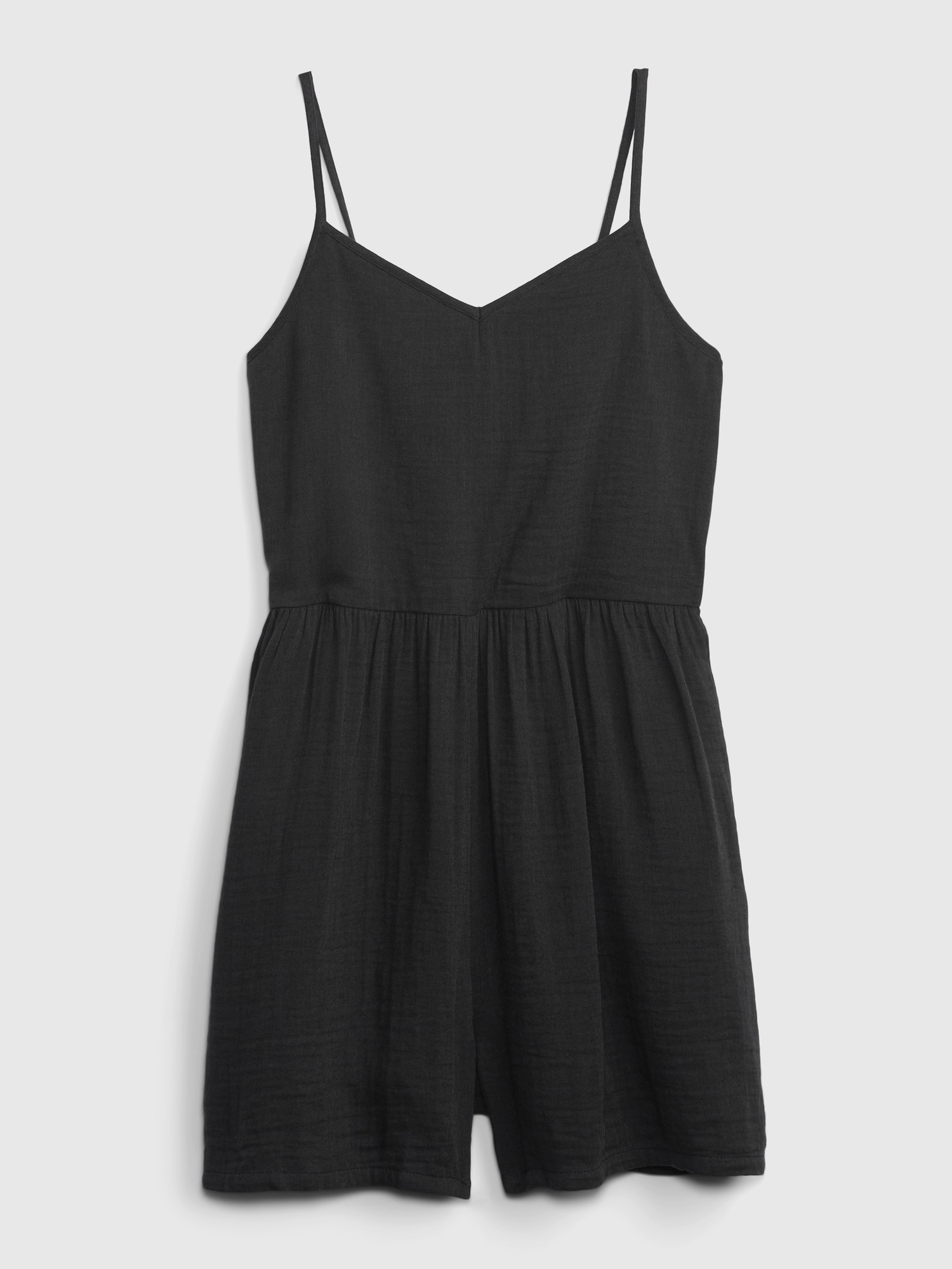 Teen Crinkle Gauze Romper Gap