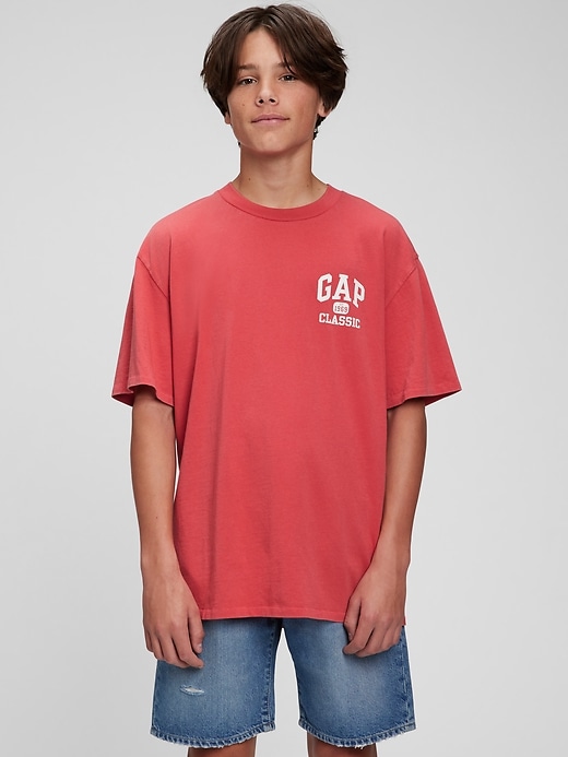 Image number 1 showing, Teen 100% Organic Cotton Gap Logo Archive T-Shirt