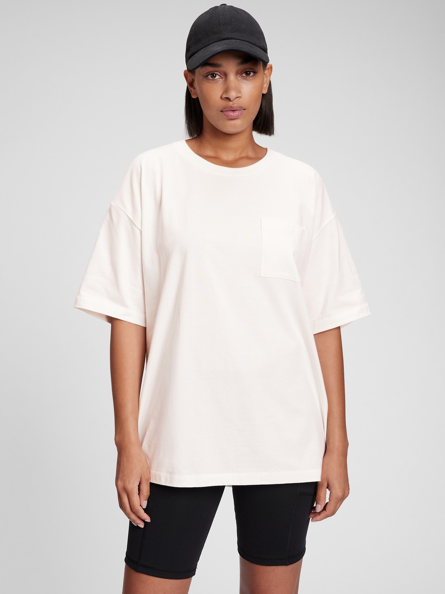 oversized pocket t shirt