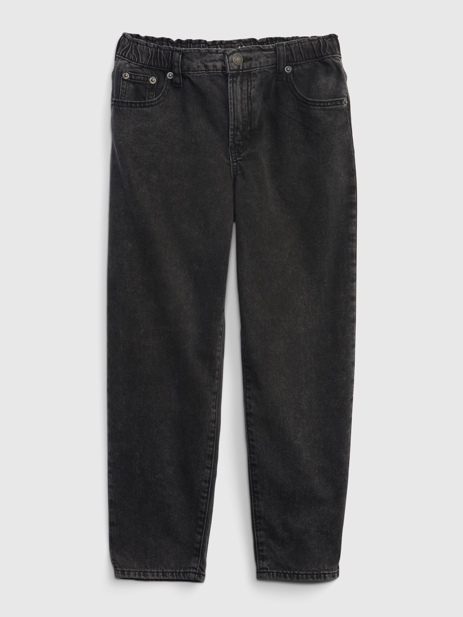 Kids High Rise Barrel Jeans | Gap