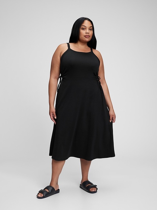 Image number 8 showing, Modern Side Tie Cutout Midi Dress