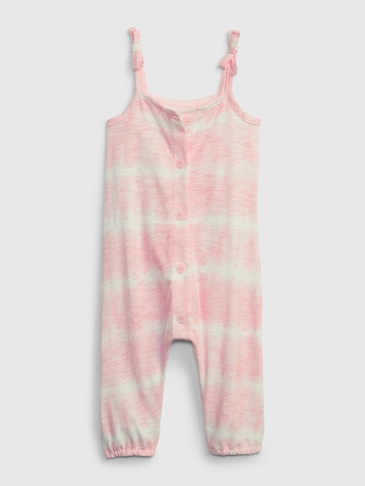 View large product image 1 of 1. Baby 100% Organic Cotton Tie-Dye One-Piece