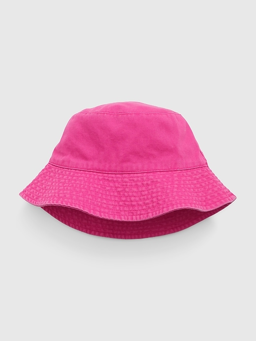 1 of 8 showing, with the color phoebe pink of product Kids 100% Organic Cotton Bucket Hat