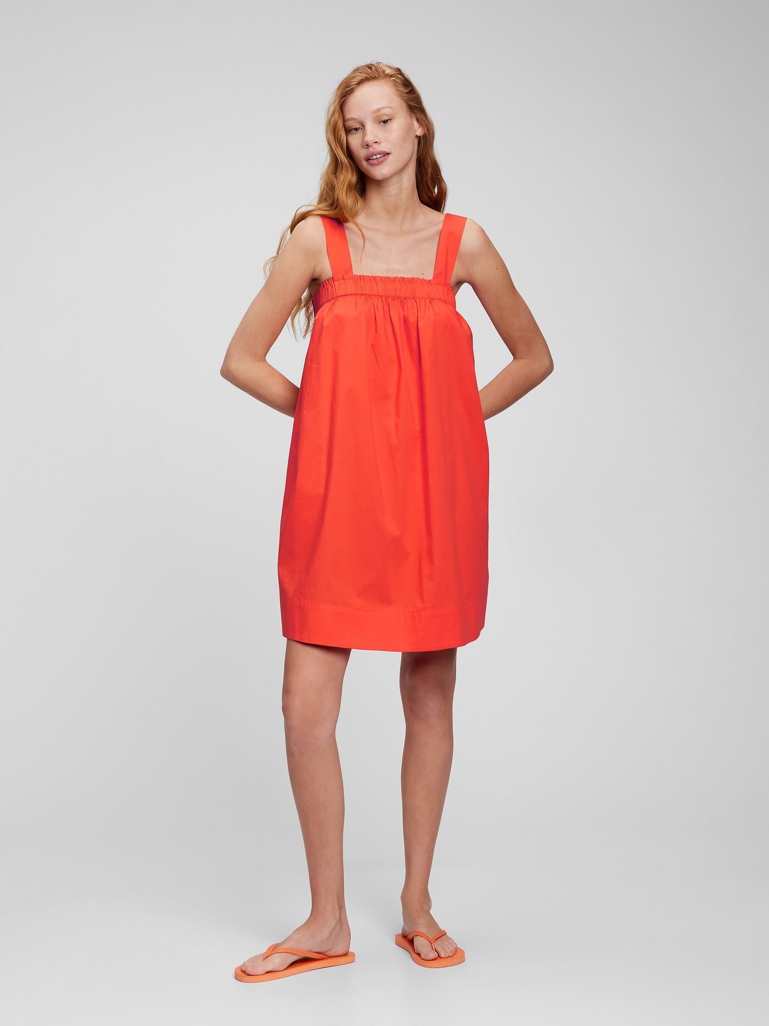 Tie-Back Babydoll Dress | Gap 