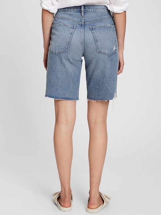 2 of 8 showing, with the color authentic light destroy of product Denim Board Shorts