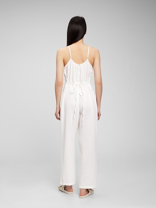 View large product image 2 of 6. Crinkle Gauze Jumpsuit