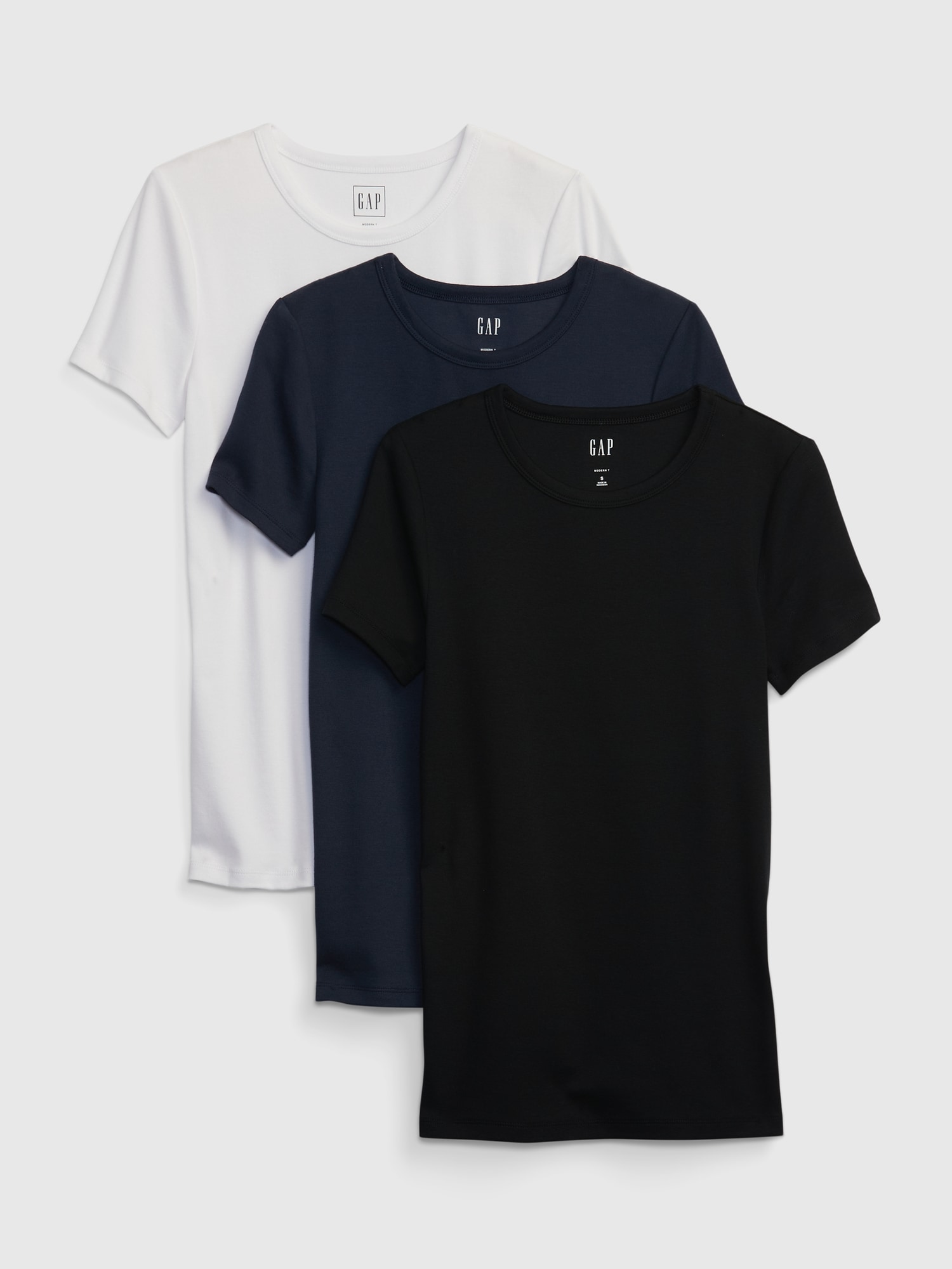 Modern Crewneck T-Shirt (3-Pack) | Gap