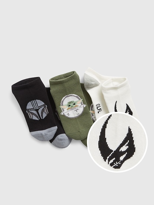View large product image 1 of 1. GapKids &#124 Star Wars&#153 No Show Socks (3-Pack)