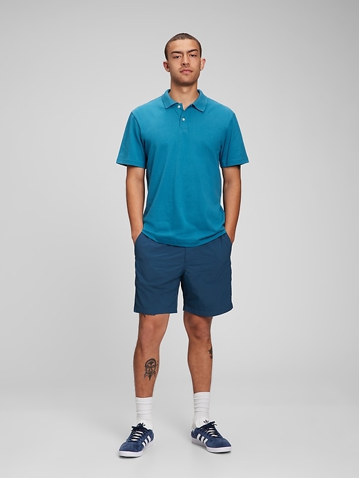 1 of 8 showing, with the color MOODY BLUE of product Recycled Rec Shorts