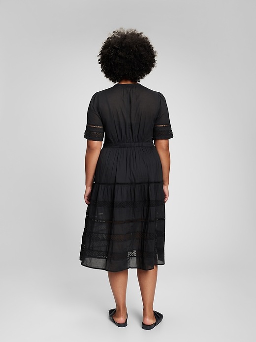 Image number 5 showing, Lace Button-Front Midi Dress