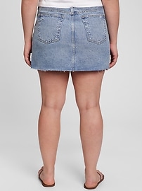Icon Denim Mini Skirt with Washwell