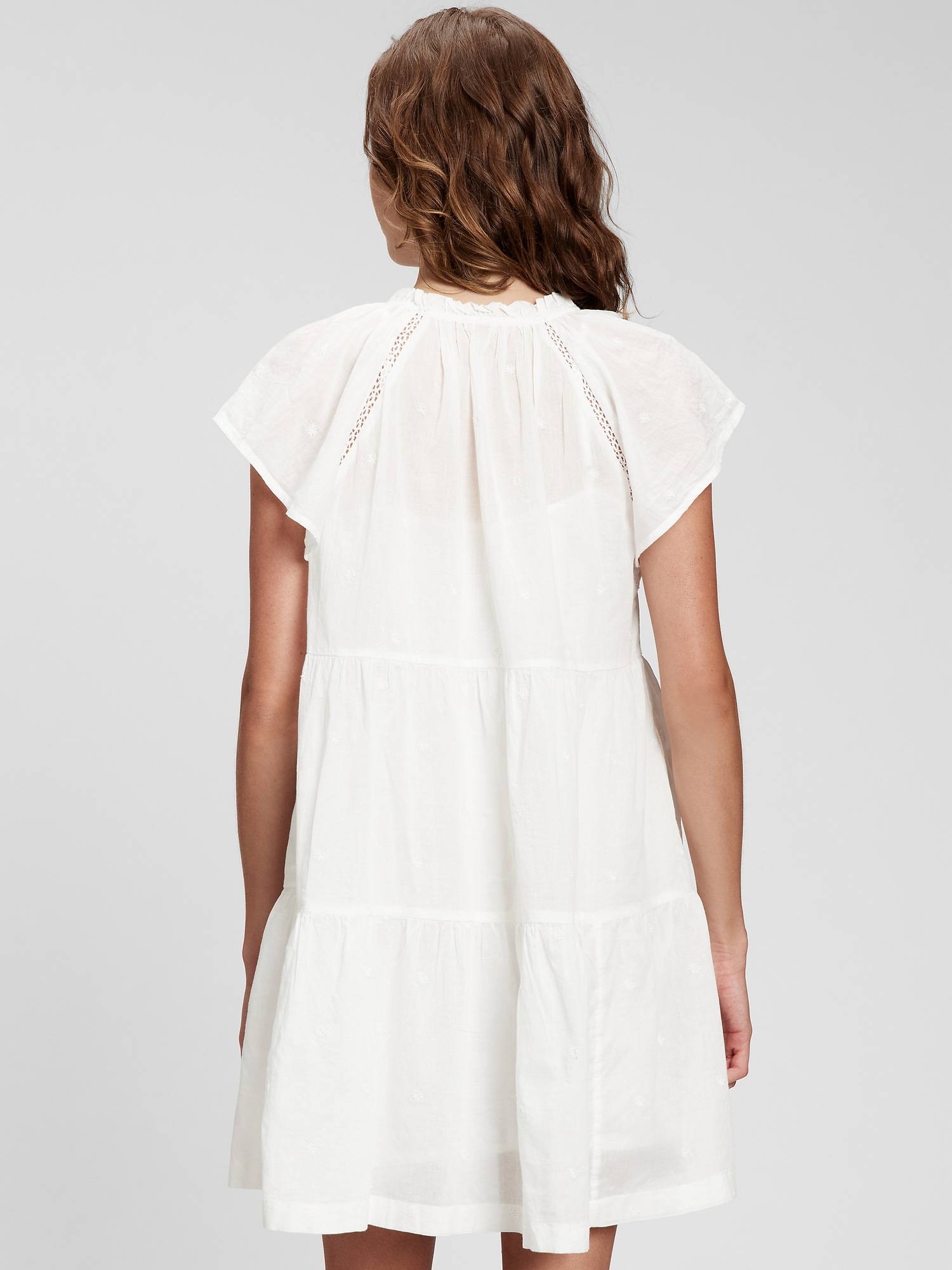 Flutter Sleeve Mini Dress | Gap