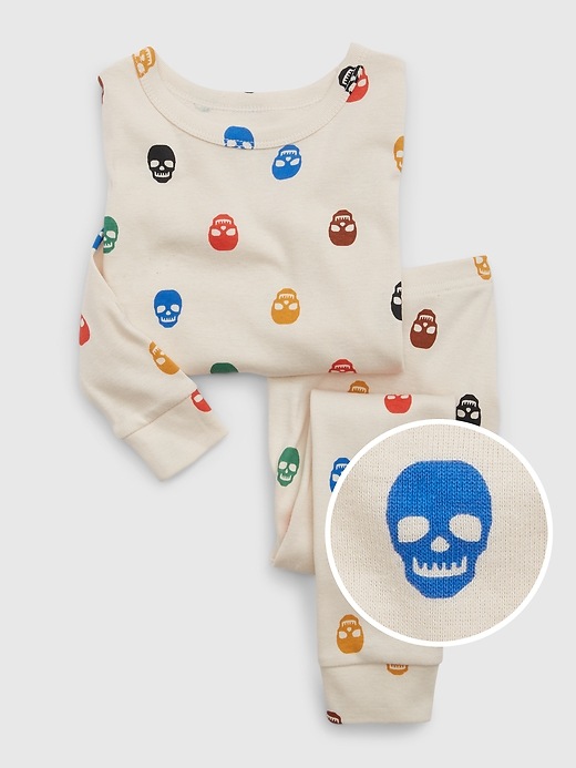 Image number 1 showing, babyGap 100% Organic Cotton Skull PJ Set