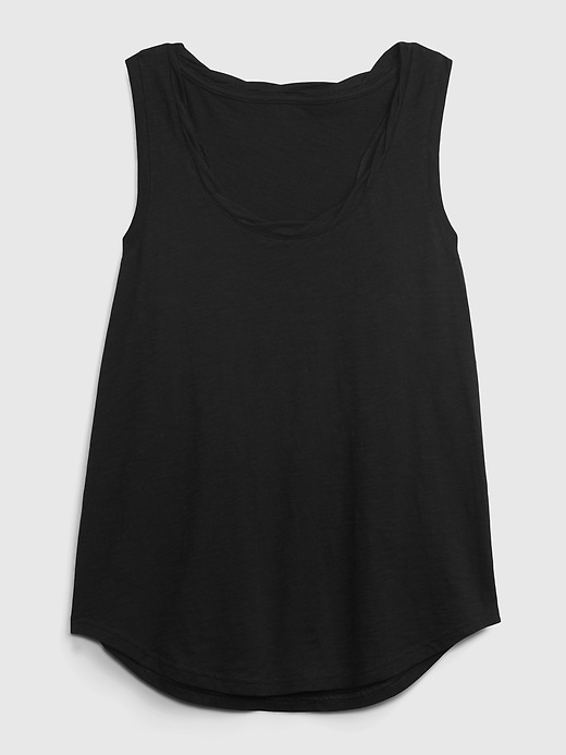 Image number 4 showing, Organic Cotton Racerback Tank Top