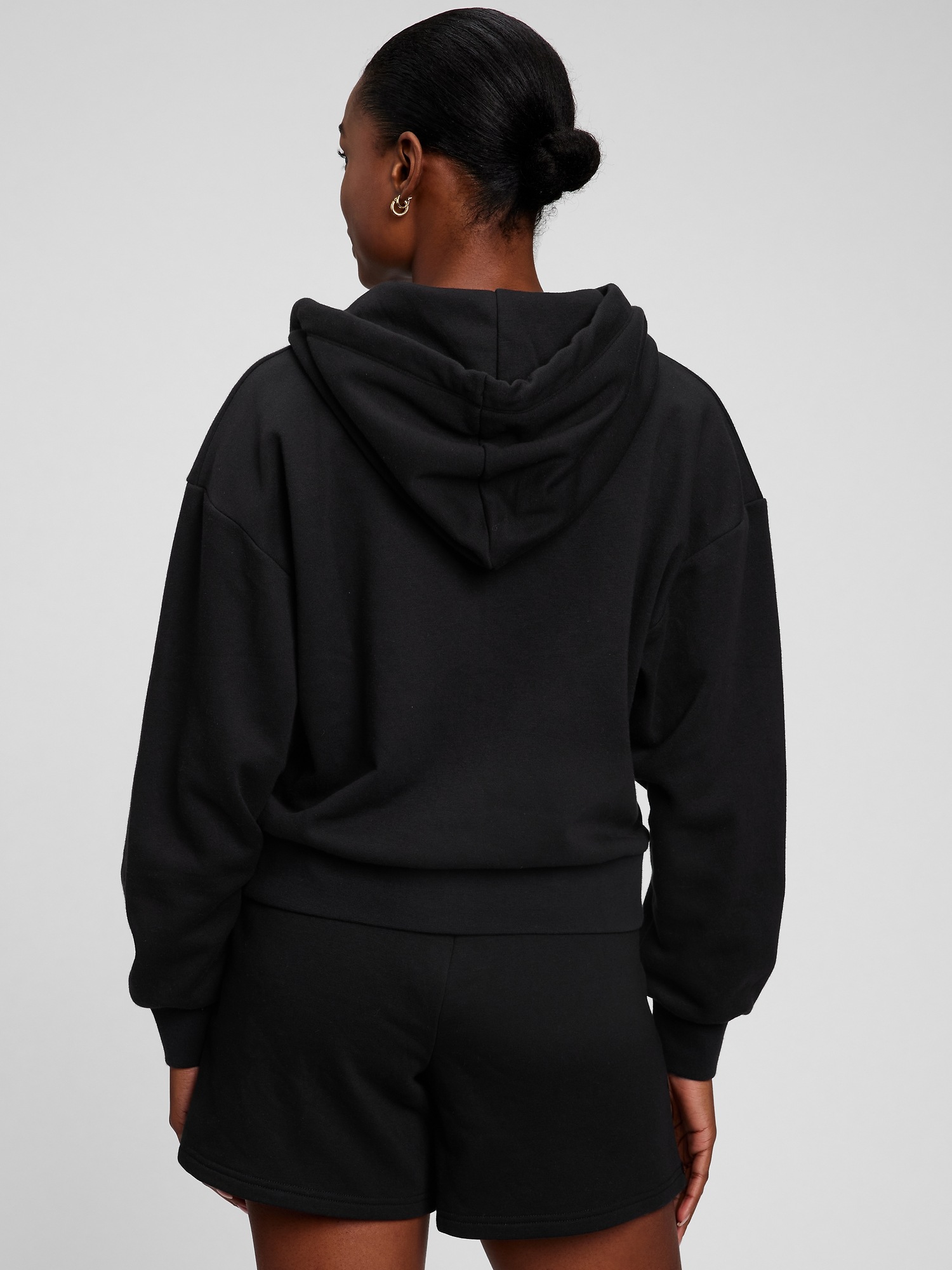 Vintage Soft Cropped FullZip Hoodie Gap