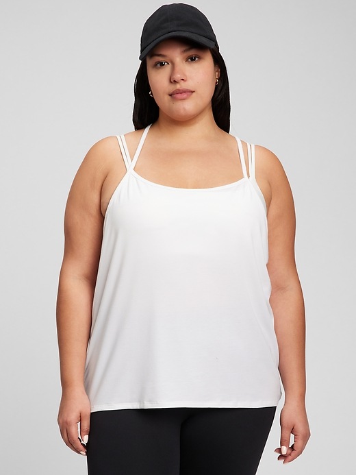 Image number 4 showing, GapFit Breathe Strappy Cami