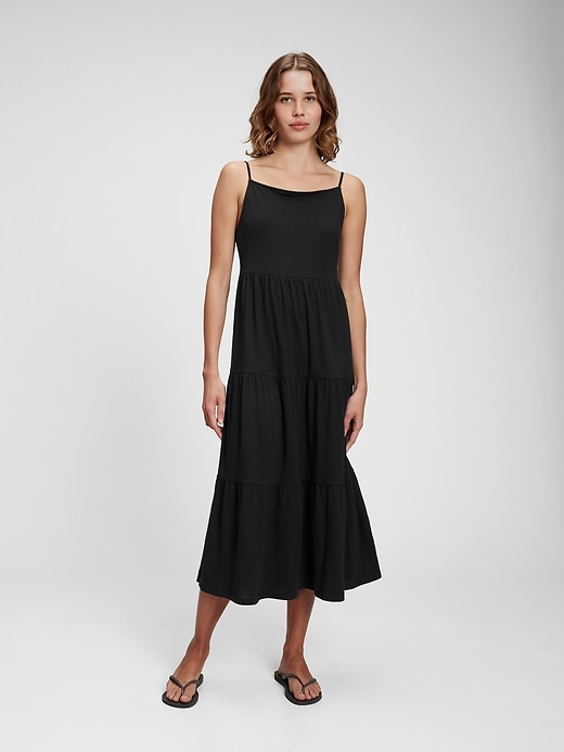 Image number 7 showing, Halter Tiered Maxi Dress