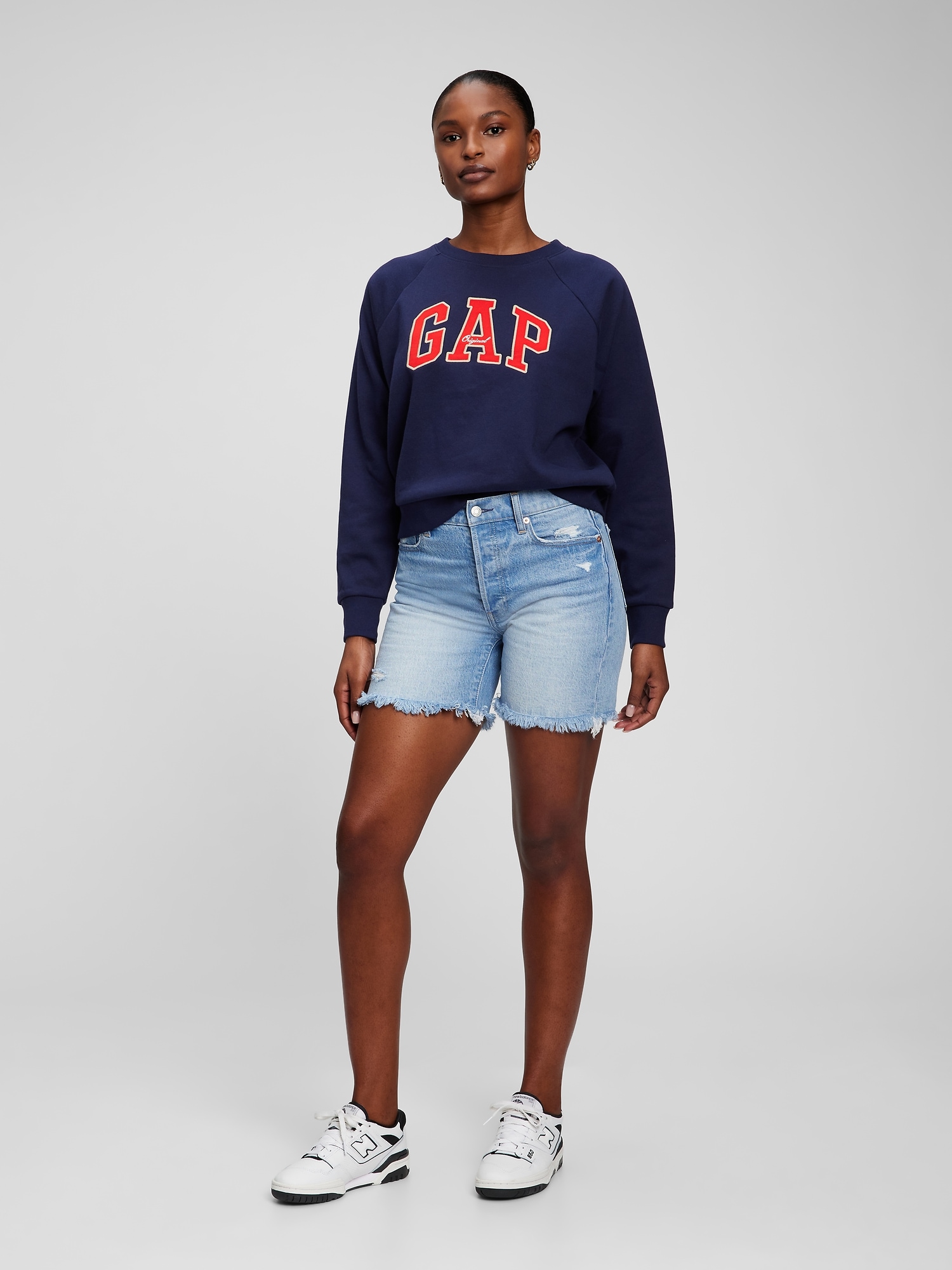 Gap Vintage Soft Sweatshirt In Navy Blue ModeSens