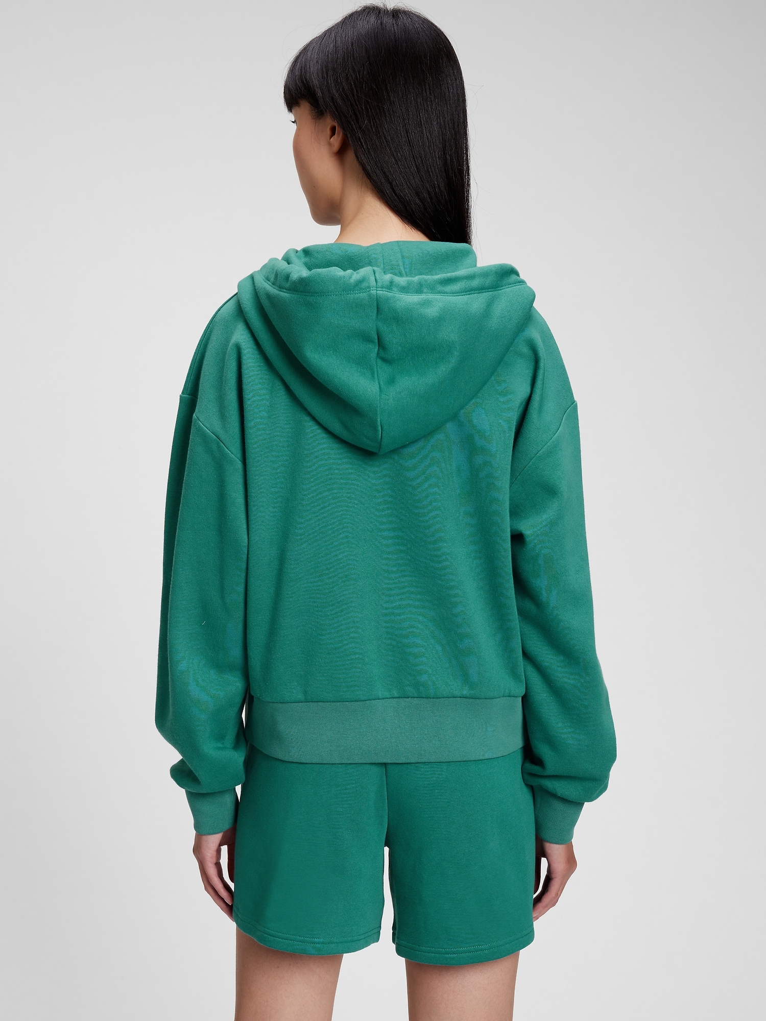 Vintage Soft Cropped FullZip Hoodie Gap