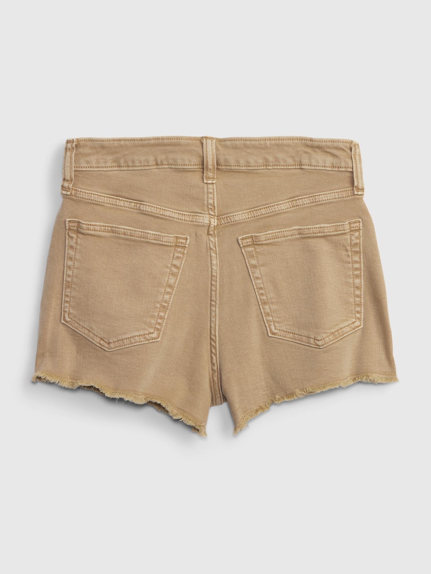 Teen Sky High Rise Khaki Shorts Gap