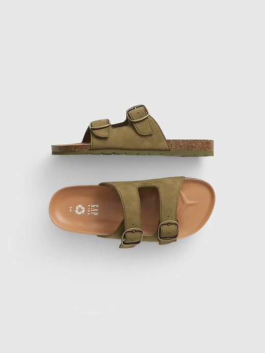 View large product image 1 of 1. Kids Two Strap Cork Sandals