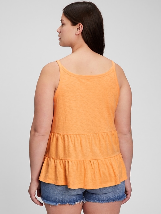 Image number 5 showing, Organic Cotton Tiered Cami