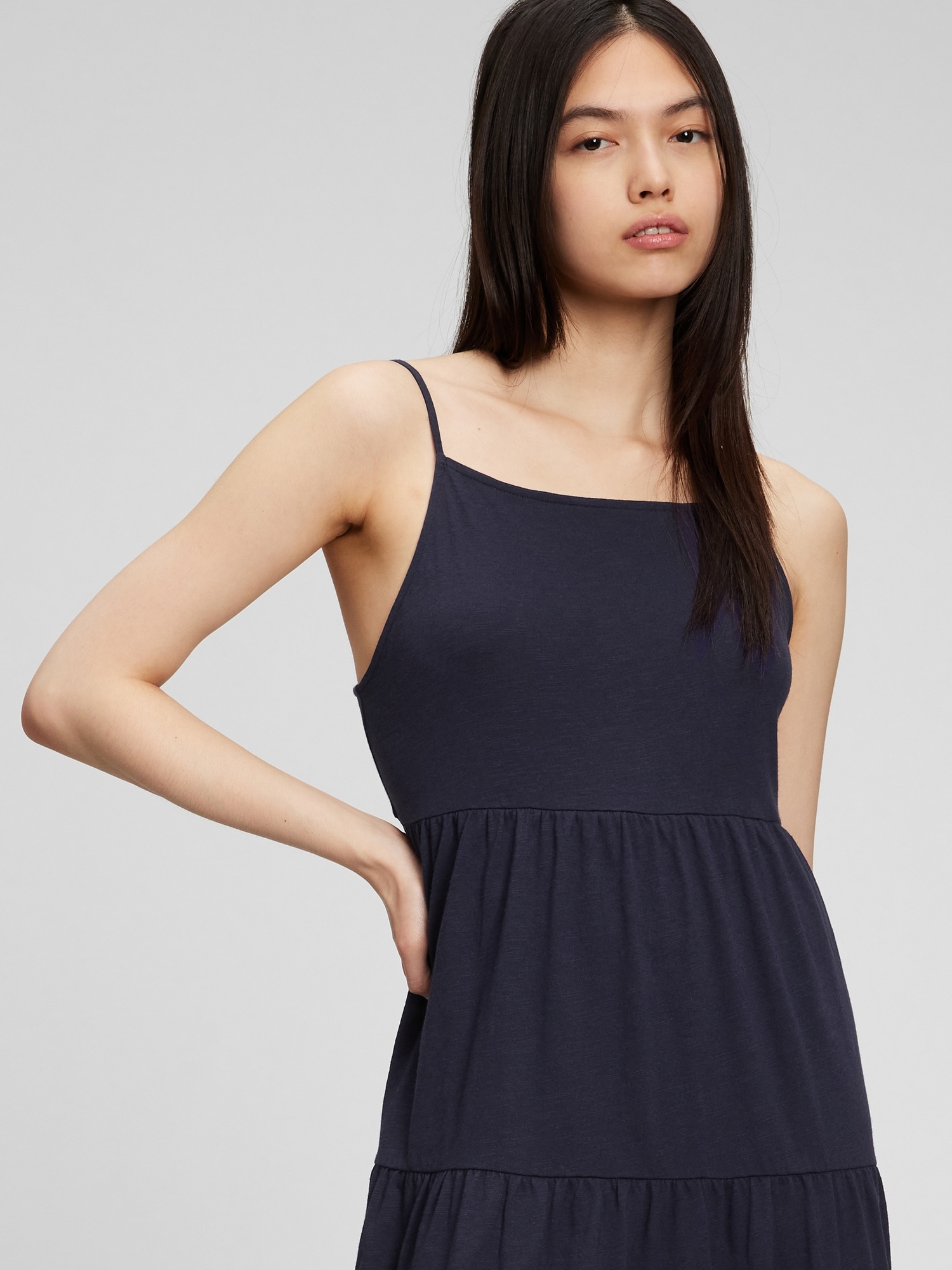 Halter Tiered Maxi Dress Gap