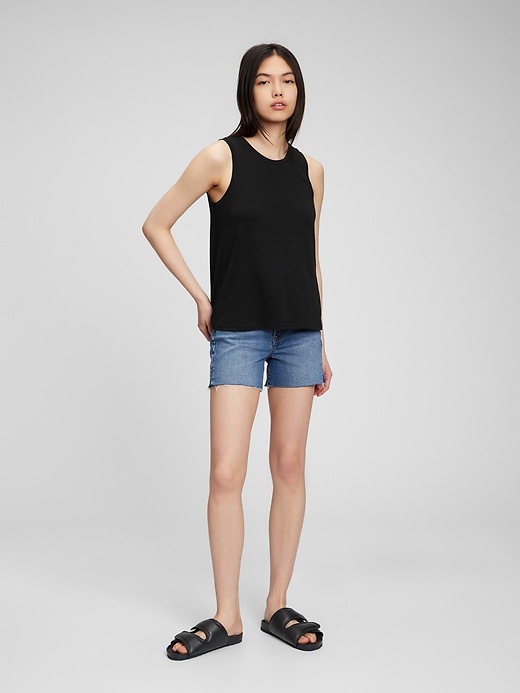 Image number 6 showing, Organic Cotton Vintage Tulip Back Shell Tank Top