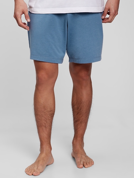 1 of 8 showing, with the color classic china blue of product Adult Sleep Shorts