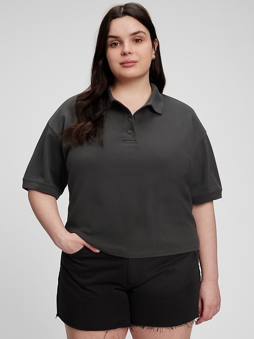 Image number 4 showing, Cropped Pique Polo