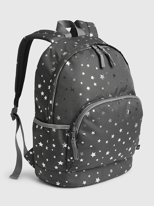 1 of 8 showing, with the color grey star of product Kids Recycled Star Senior Backpack