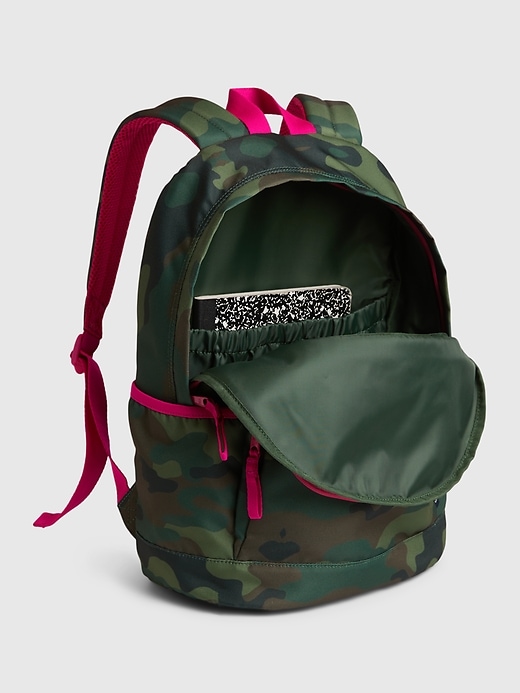 Image number 2 showing, Kids Recycled Camo Senior Backpack
