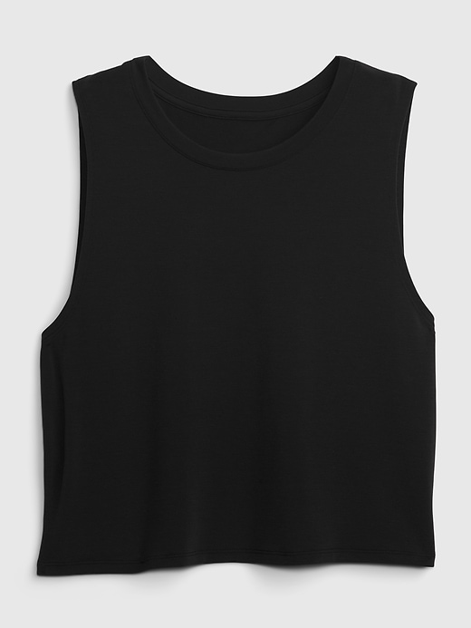 Image number 6 showing, GapFit Breathe Cropped Muscle Tank Top