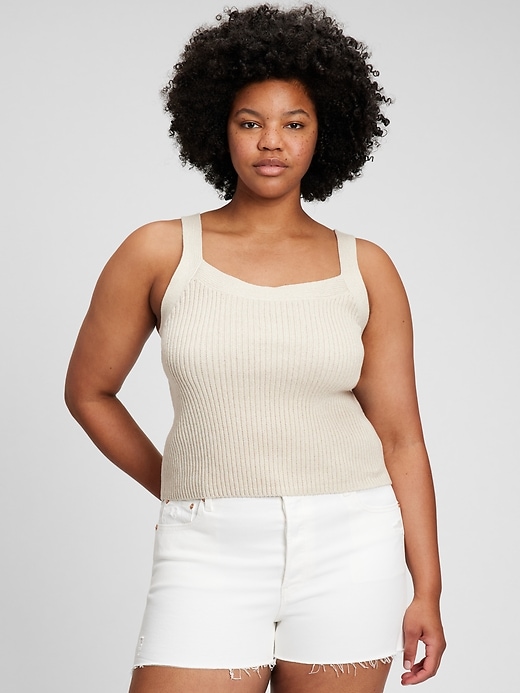 Image number 4 showing, Chunky Rib Sweater Tank Top