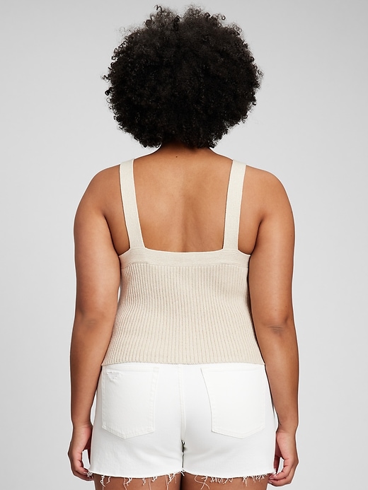 Image number 5 showing, Chunky Rib Sweater Tank Top
