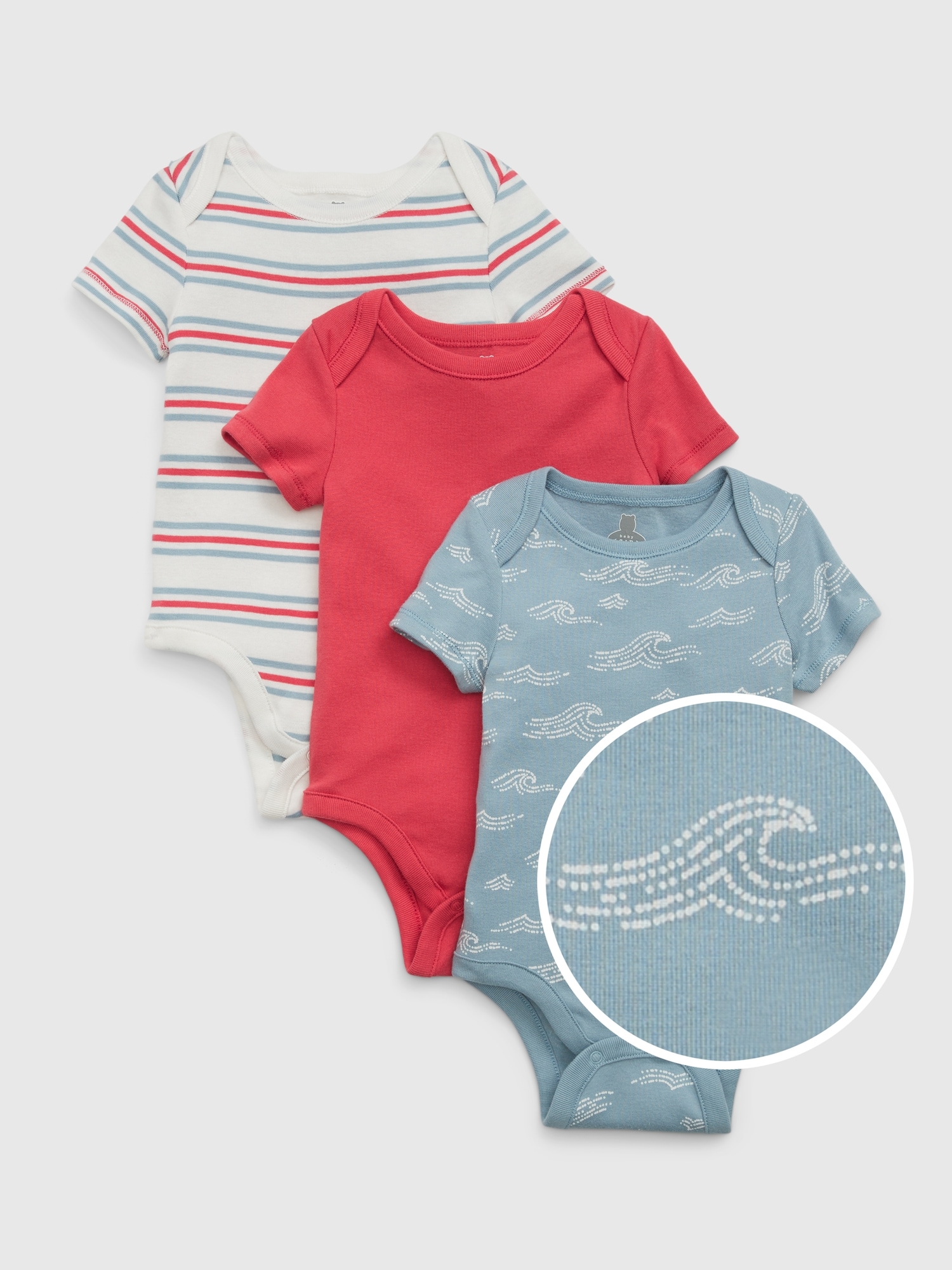 Baby Print Bodysuit (3-Pack) | Gap