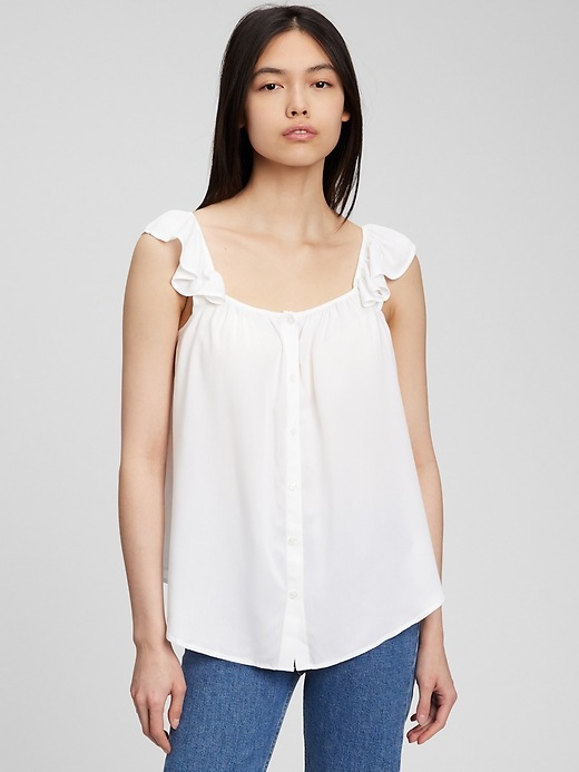 Maternity Flutter Sleeve Tank Top Gap