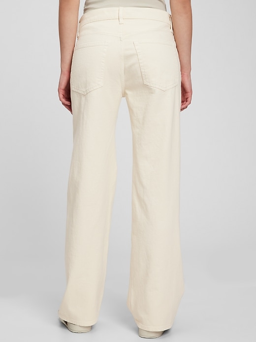 Image number 2 showing, Low Rise Stride Wide-Leg Jeans