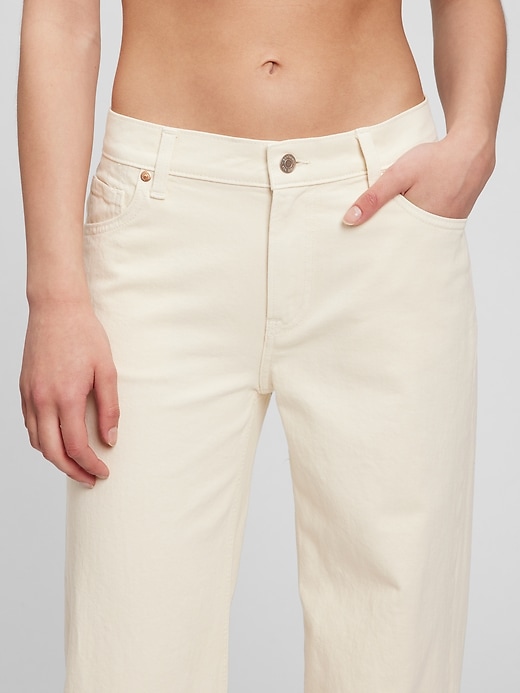 Image number 3 showing, Low Rise Stride Wide-Leg Jeans