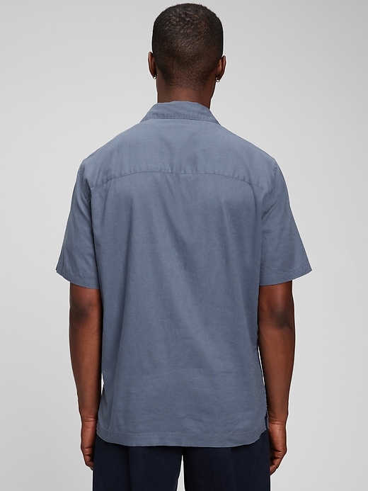 Image number 2 showing, Vacay Shirt in Linen-Cotton