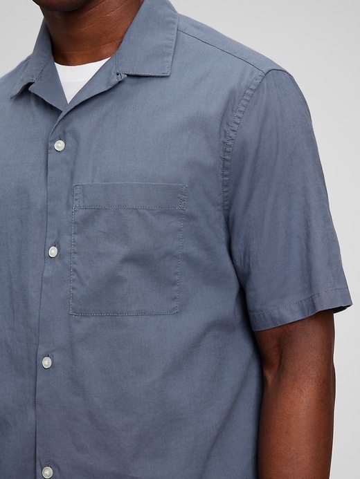 Image number 3 showing, Vacay Shirt in Linen-Cotton